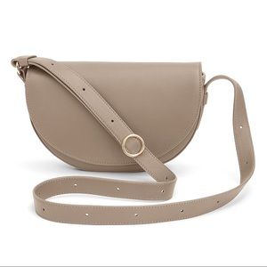 Cuyana Half Moon Mini Bag in Stone